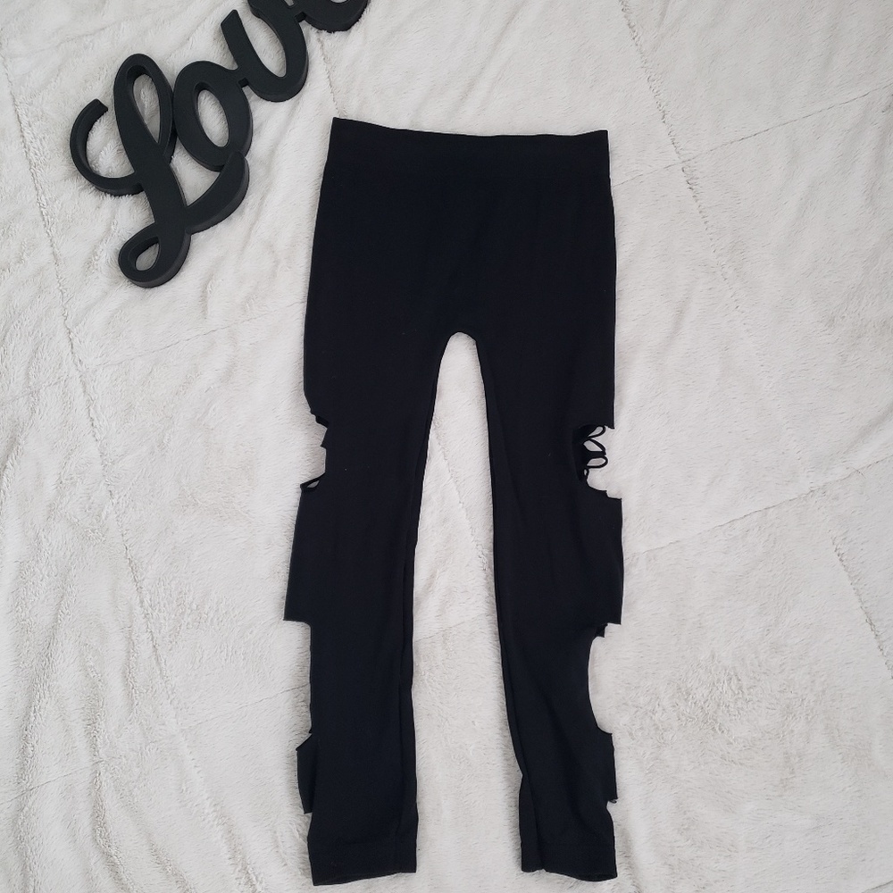 cutout leggings